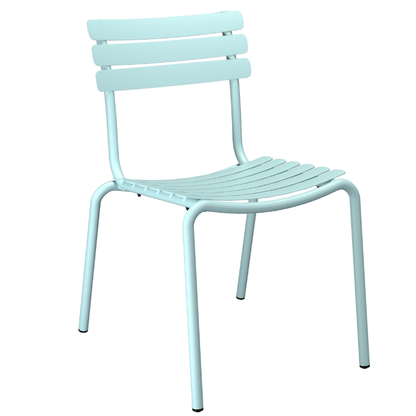 Houe Tyrkysová kovová zahradní židle Alua