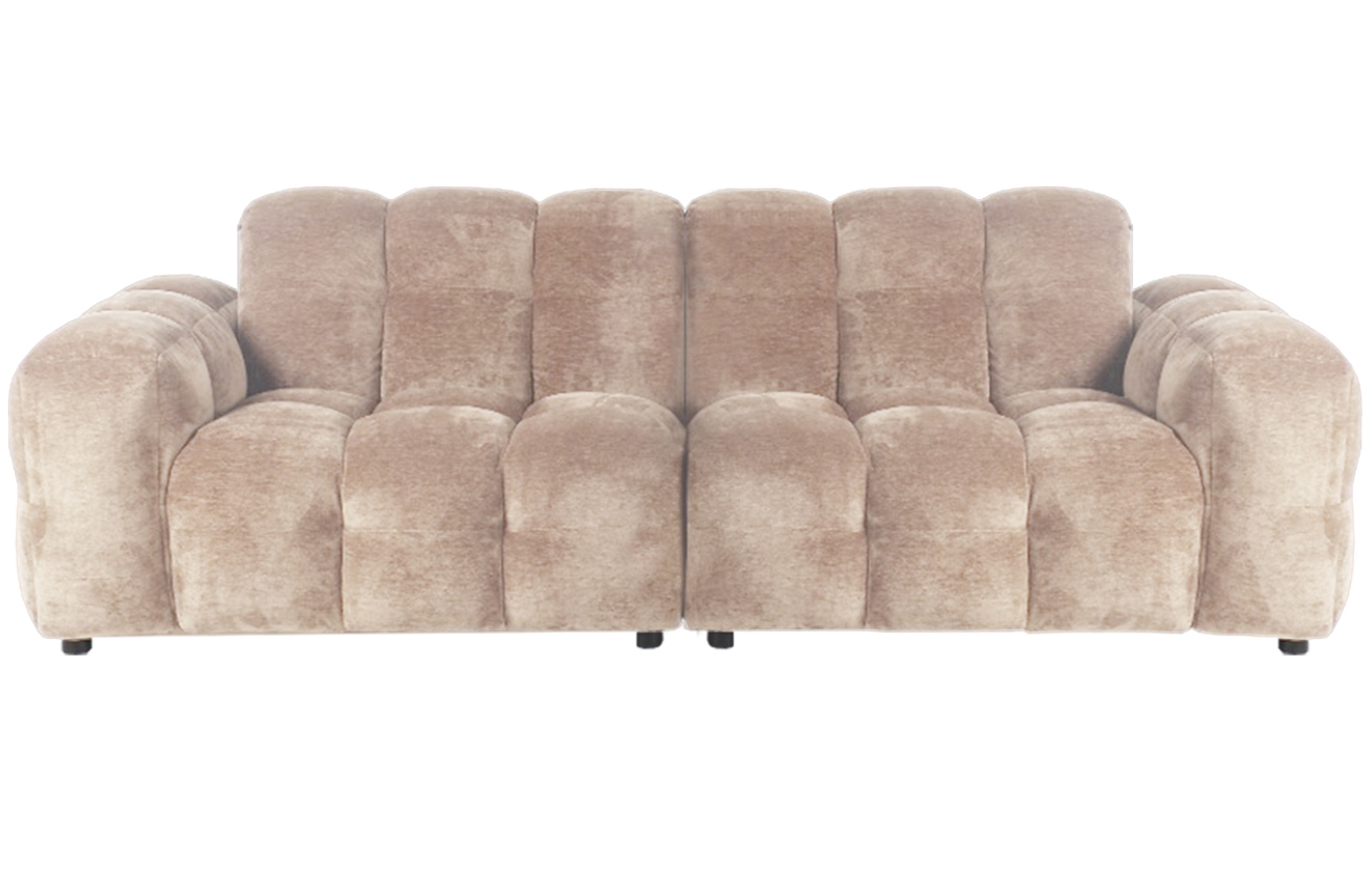 Dutchbone Sametová pohovka HACKMAN 264 cm