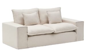 Kave Home Pohovka Anarela 240 cm s odnímatelným potahem