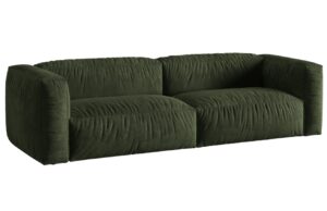 Micadoni Sametová pohovka Martina 240 cm