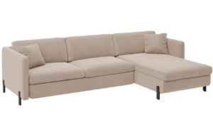 Micadoni Sametová rozkládací pohovka Gloria 280 cm