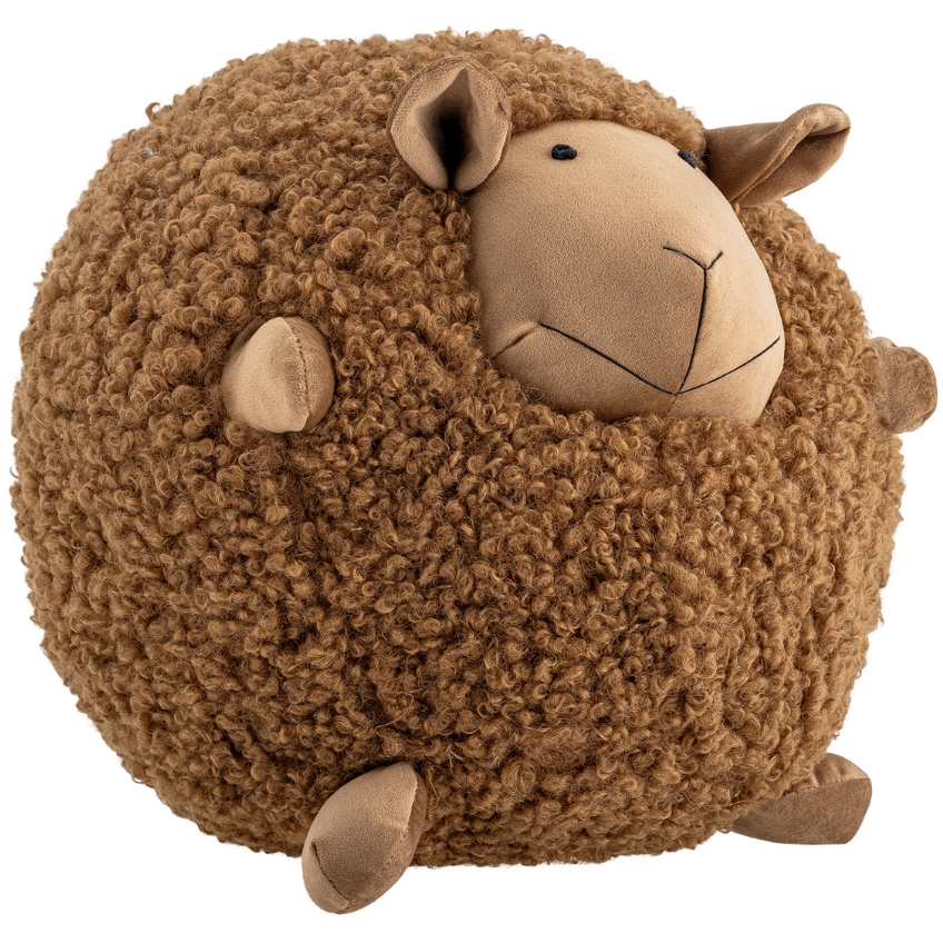 Bloomingville Hnědá plyšová ovce Rubert
