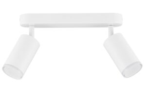 Nova Luce Bílé kovové bodové světlo Mao 26 cm