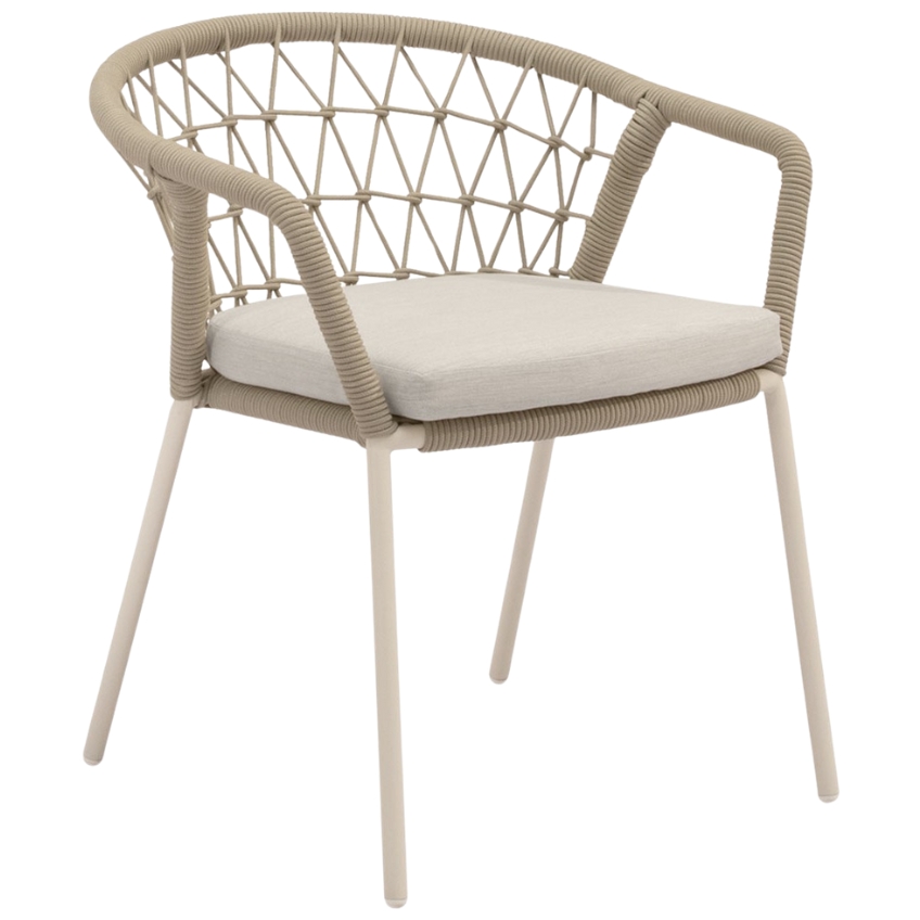 Somcasa Béžová zahradní židle Solene