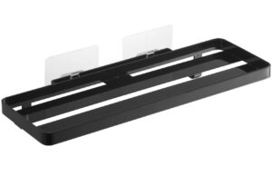 YAMAZAKI Černá kovová nástěnná police Film Hook 30 x 11