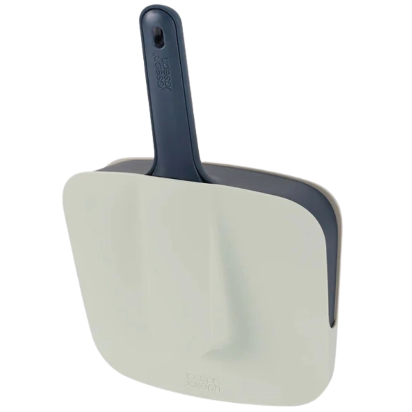 Joseph Joseph Modrý smetáček a lopatka CleanStore s nástěnným držákem