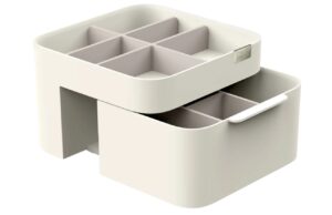 Joseph Joseph Krémově bílý plastový kosmetický organizér Viva 18