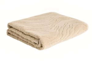 Kave Home Běžový bavlněný ručník Dalira 50 x 90 cm