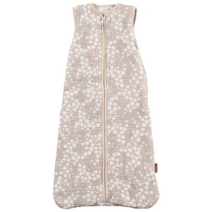 Růžový mušelínový dětský spací pytel Quax Natural 90 cm