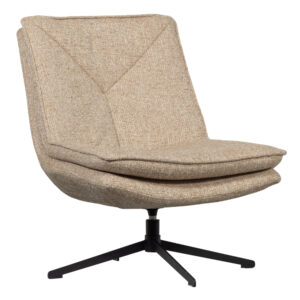 WOOOD Béžové otočné křeslo Milaro