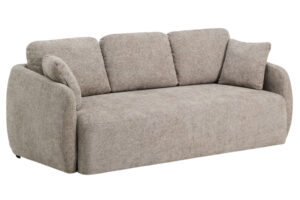 Kave Home Hnědošedá rozkládací pohovka Laira 218 cm