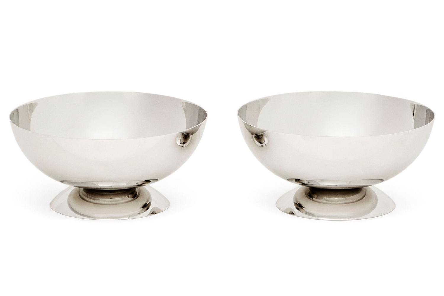 Kave Home Set dvou nerezových misek Nirela 12