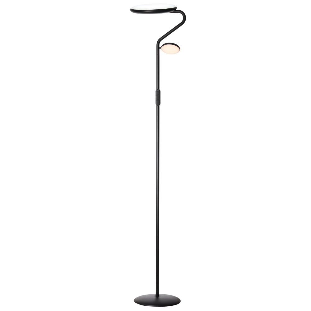 Halo Design Černá kovová stojací LED lampa Slim Uplight 170 cm