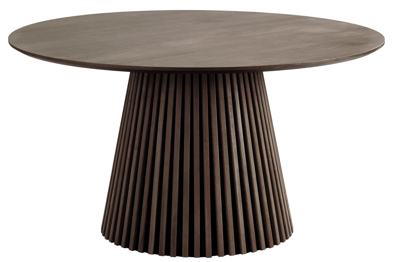 Nordic Living Hnědý dubový jídelní stůl Osaka 140 cm