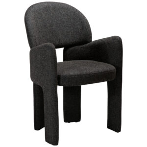 ​​​​​Dan-Form Černá bouclé jídelní židle DAN-FORM Aole