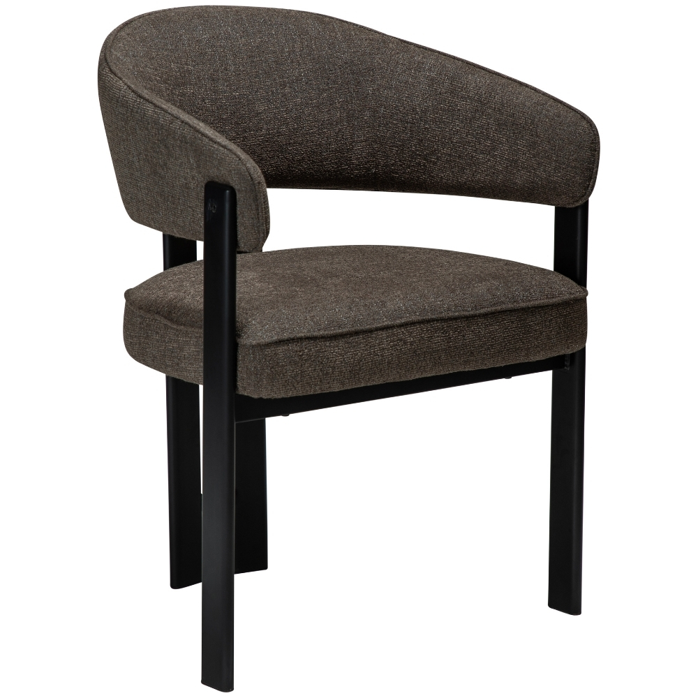 ​​​​​Dan-Form Hnědá bouclé jídelní židle DAN-FORM Duct