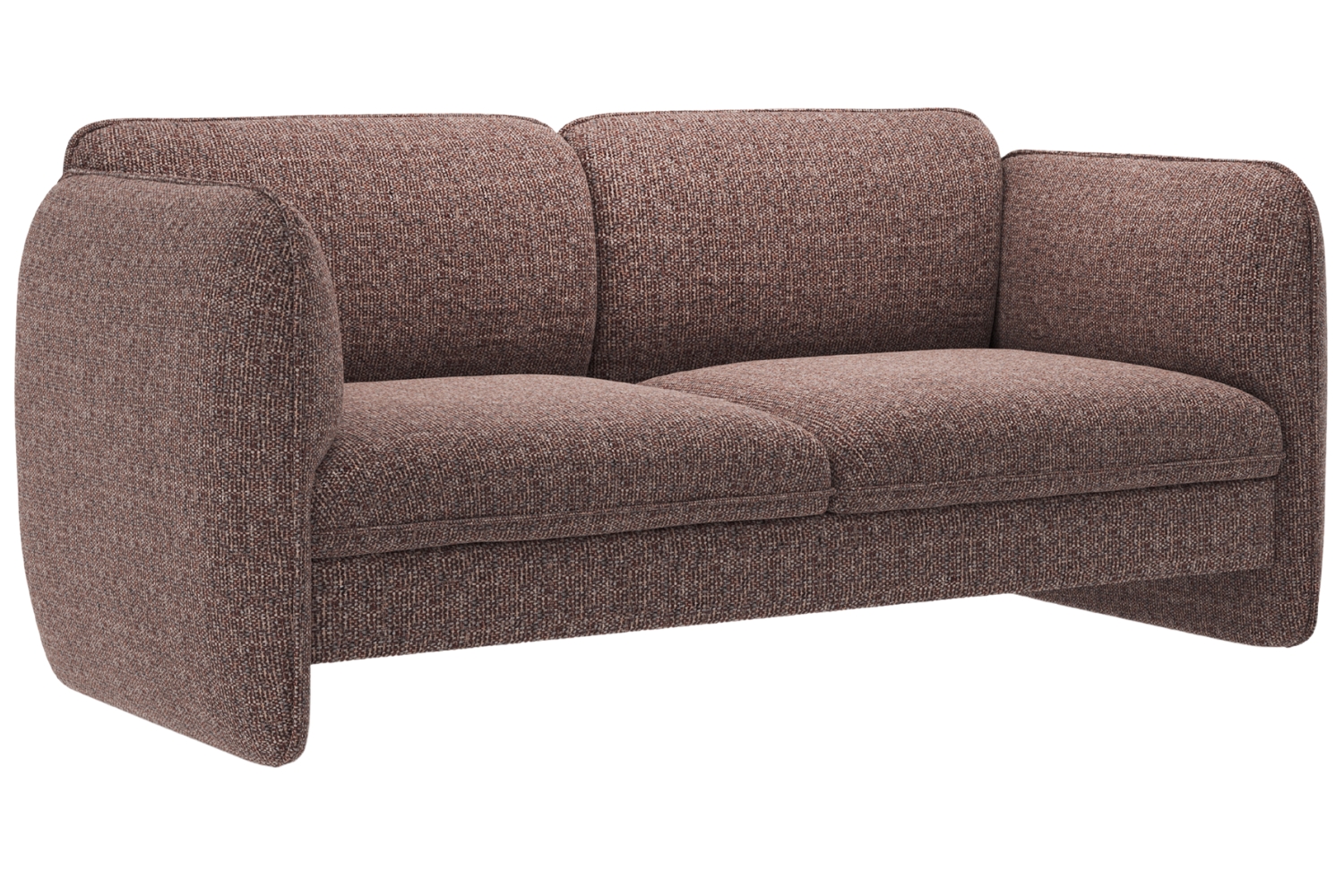 Micadoni Hnědá dvoumístná pohovka Georgia 168 cm