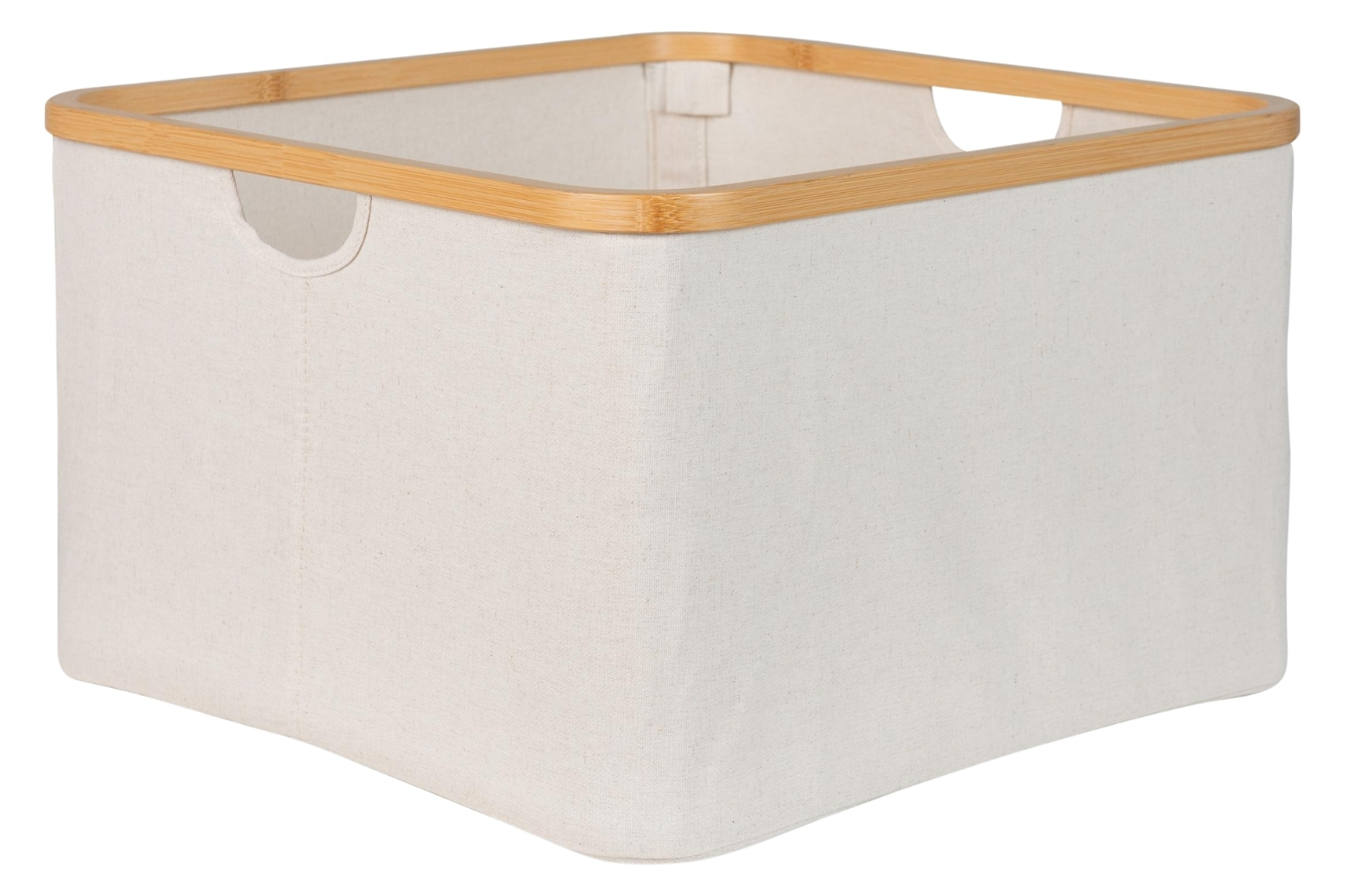 Béžový bavlněný úložný box Quax Stella