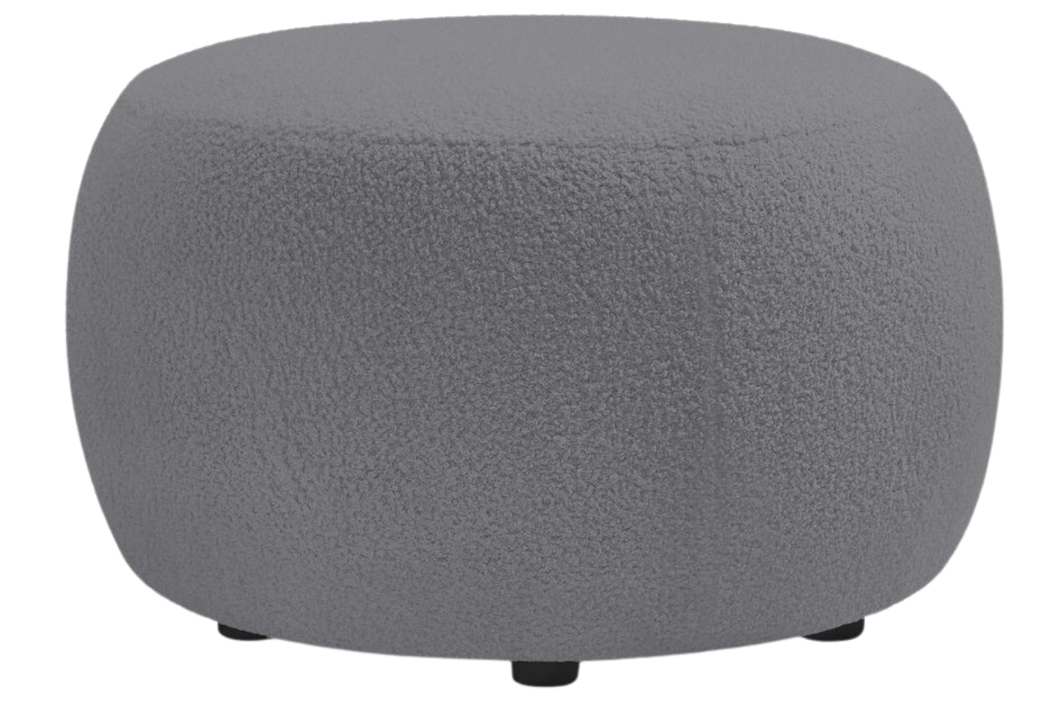 Bobochic Paris Tmavě šedá bouclé podnožka Envy 69 cm