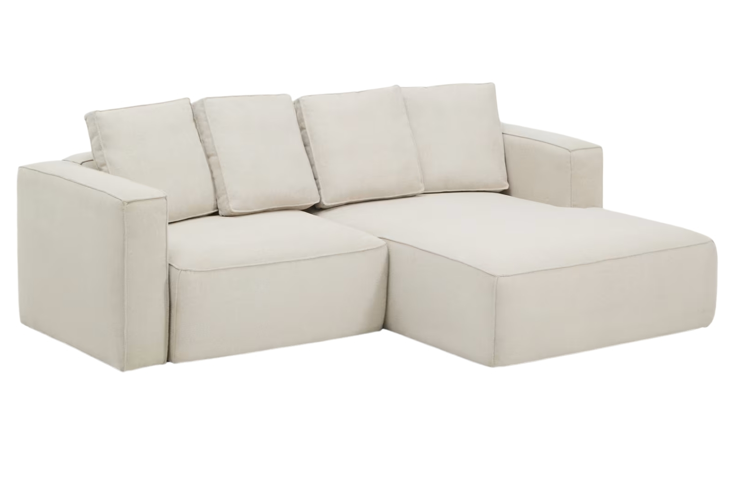 Kave Home Béžová rozkládací rohová pohovka Marela 236 cm