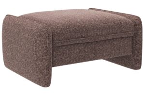 Micadoni Hnědá podnožka Georgia 95 x 70 cm