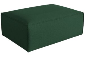 Cosmopolitan Design Zelená podnožka Mackay 100 x 69 cm