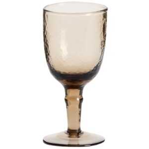 Kave Home Hnědá sklenice na víno Vinea