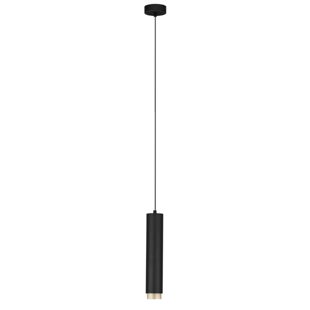 Nova Luce Černé zavěsné světlo Nessi 6 cm