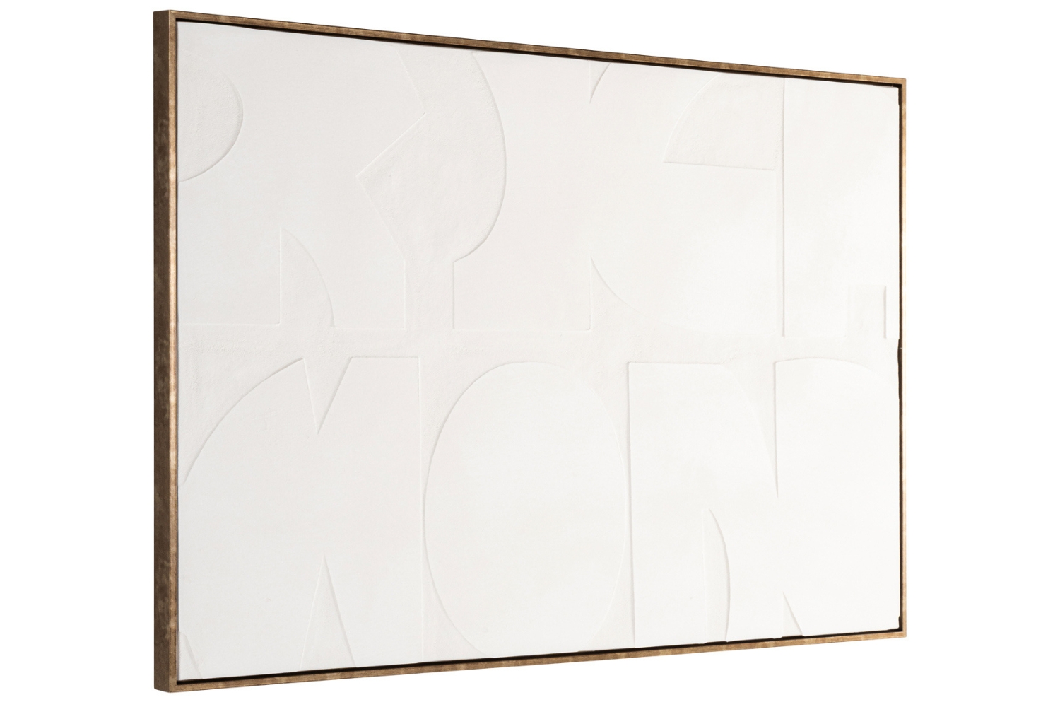 Richmond Bílý abstraktní obraz Decadence 80 x 120 cm