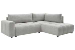 Bobochic Paris Světle šedá rozkládací pohovka Arsene 277 cm