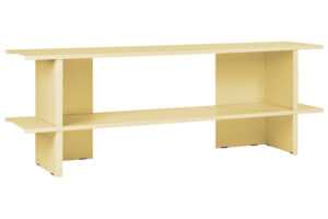 noo.ma Žlutá kovová police Hes 160 x 37 cm