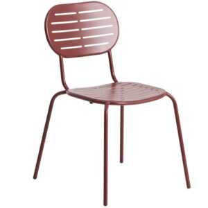 Kave Home Červená kovová zahradní Brai