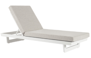 Bizzotto Světle šedé zahradní lehátko Infinity