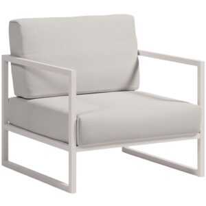 Kave Home Bílé zahradní křeslo Comova