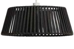 Kave Home Černé závěsné stínidlo Aldet  Ø 46 cm