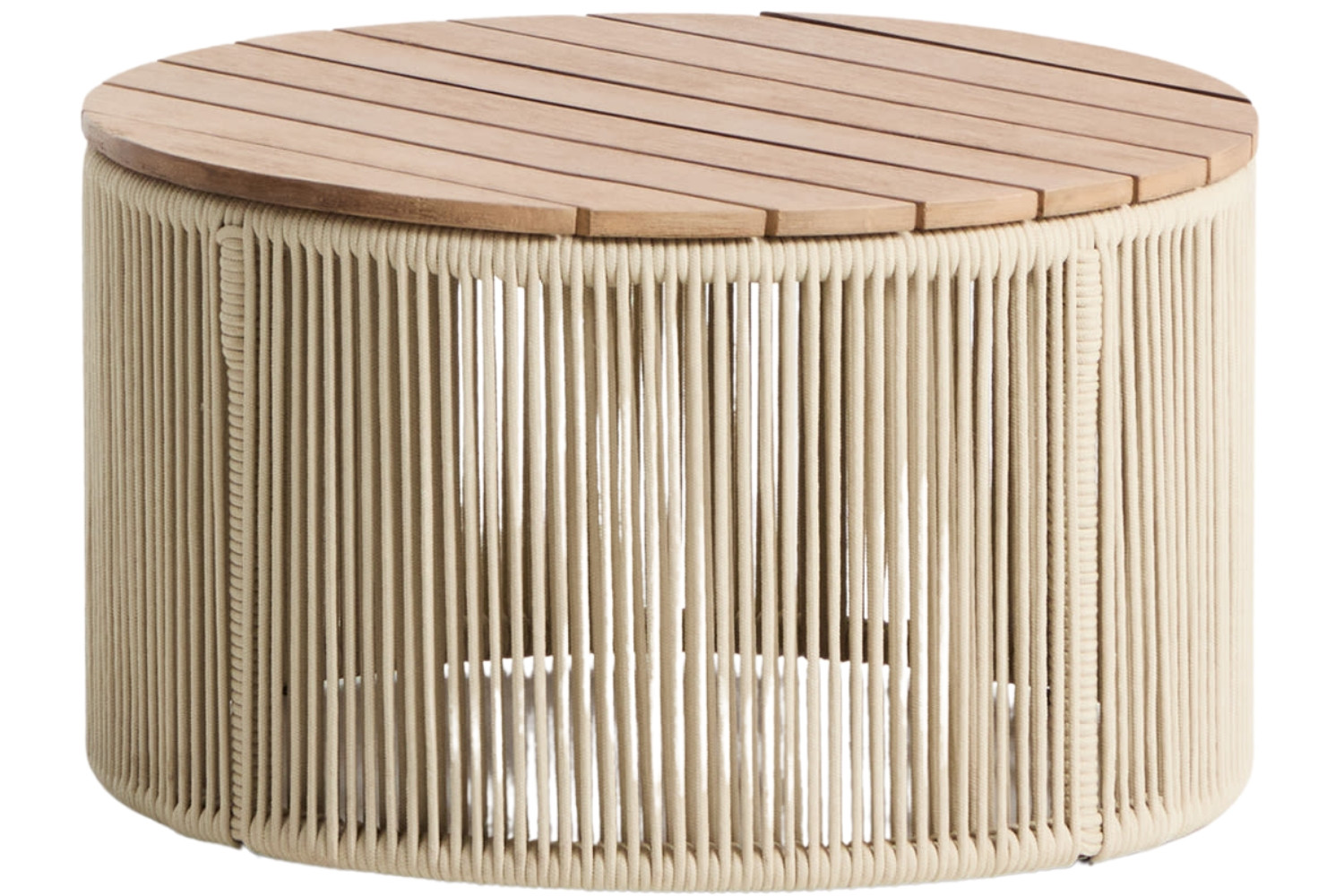 Kave Home Krémový zahradní stolek Dandara 60 cm