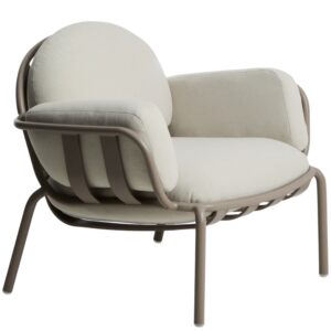 Kave Home Béžové zahradní křeslo Joncols