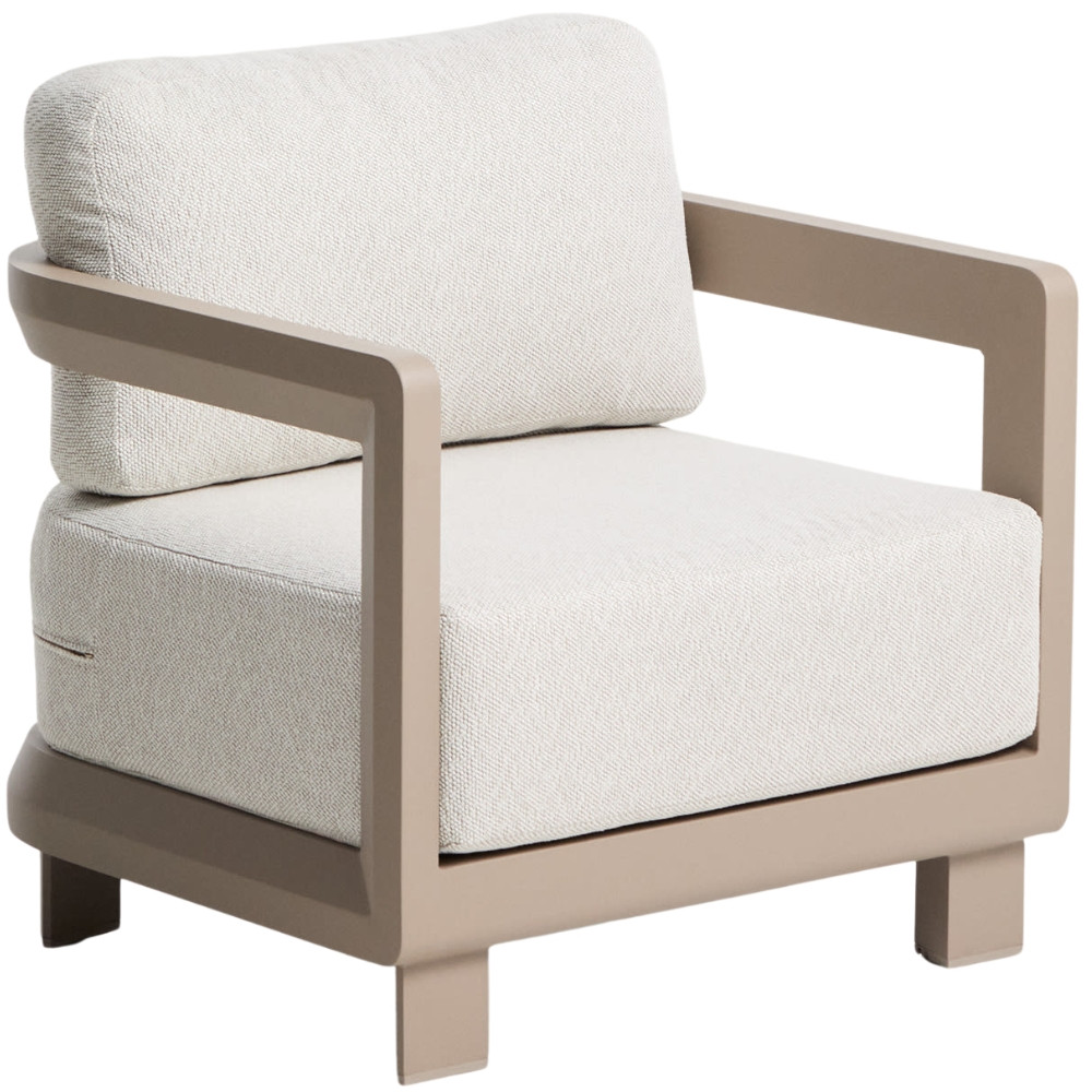 Kave Home Béžové zahradní křeslo Nerano