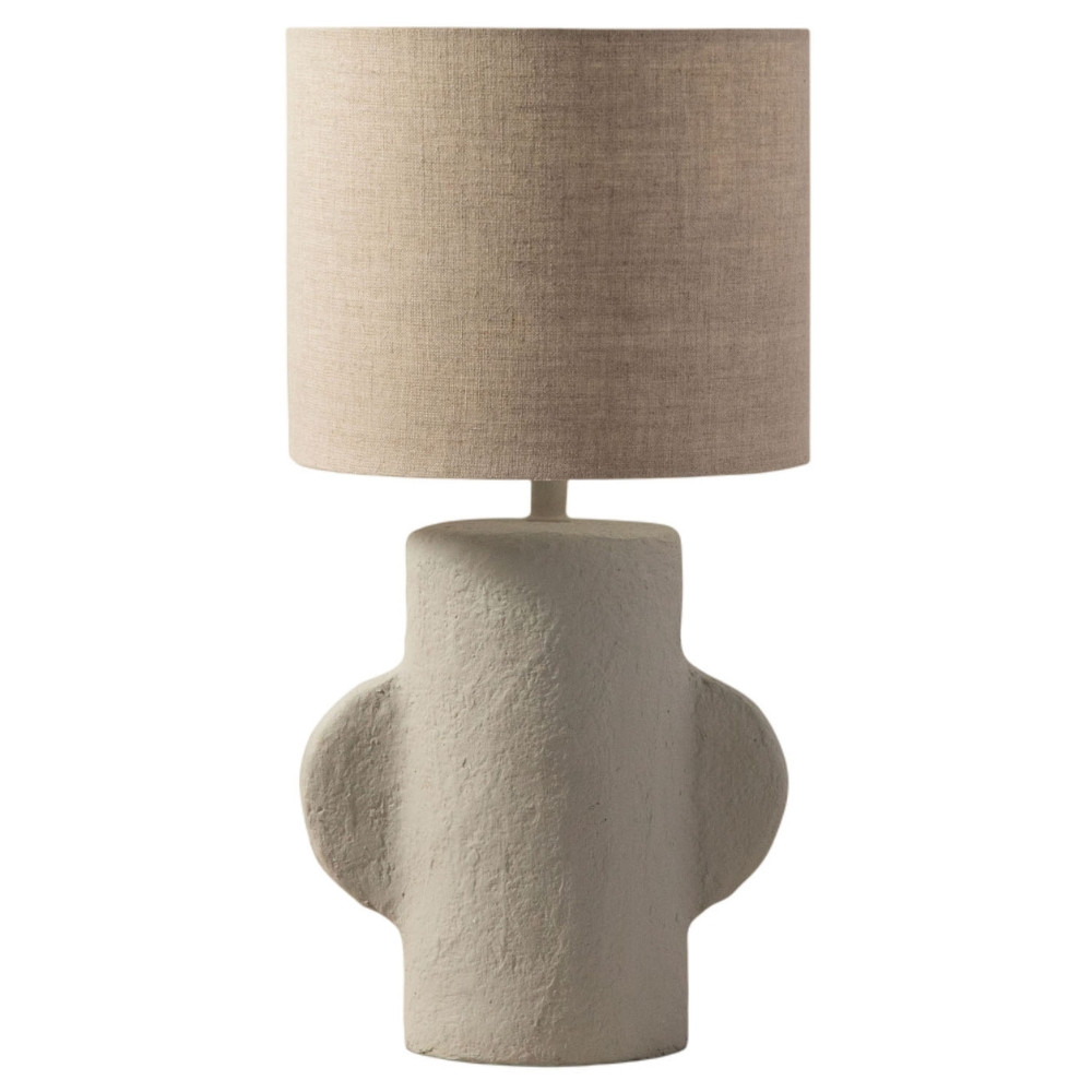Micadoni Béžová stolní lampa Calantha 43 cm