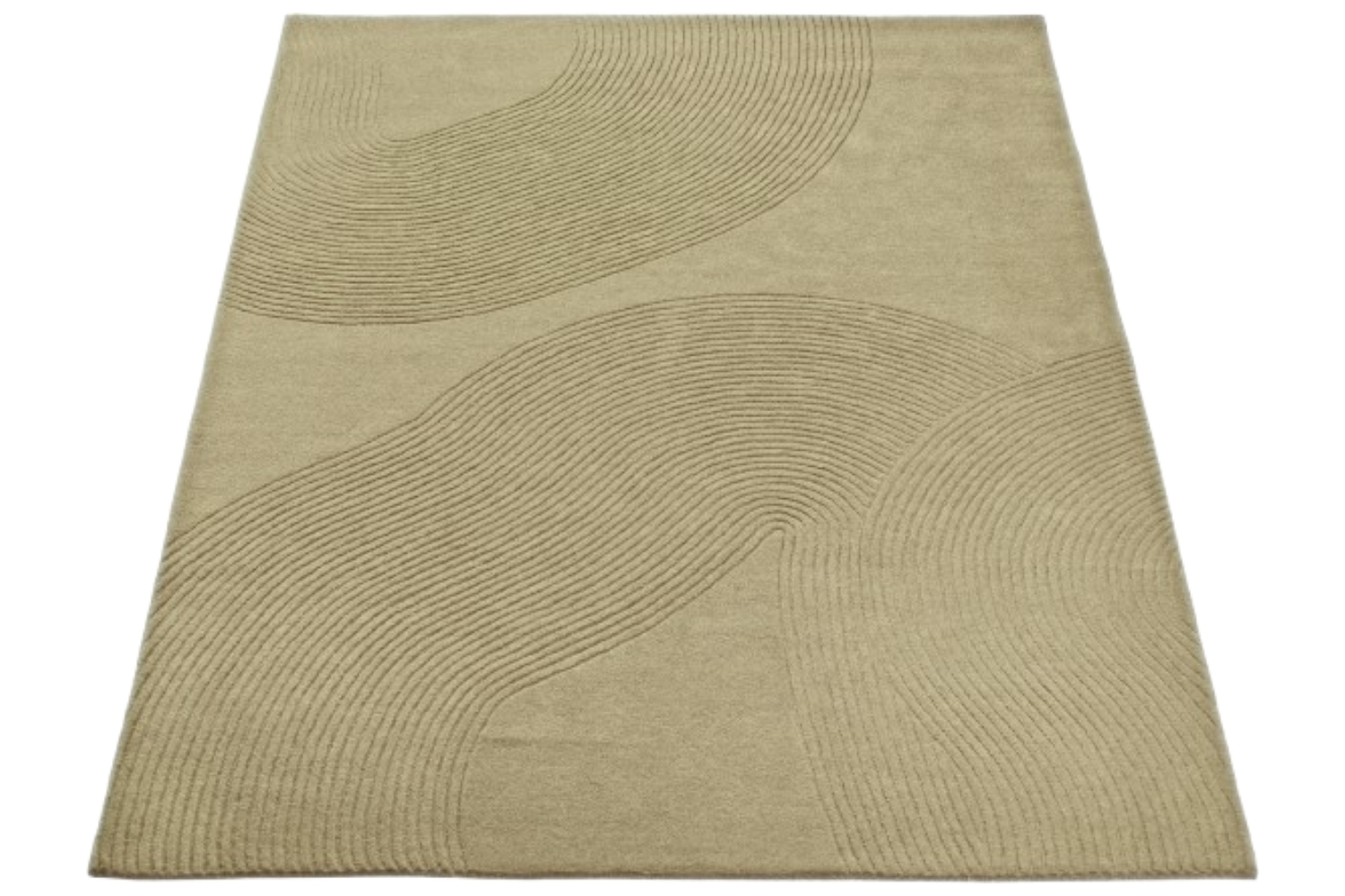 Bolia Béžový vlněný koberec Zen 250 x 350 cm