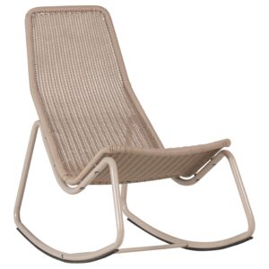 WOOOD Béžové zahradní houpací křeslo Tom
