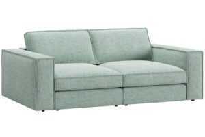 Micadoni Zelená trojmístná pohovka Pola 236 cm