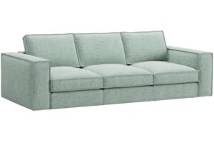 Micadoni Zelená čtyřmístná pohovka Pola 284 cm