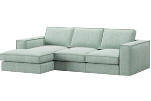 Micadoni Zelená rohová pohovka Pola 284 cm