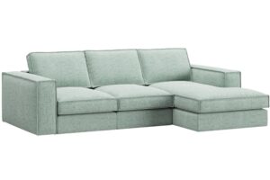 Micadoni Zelená rohová pohovka Pola 284 cm