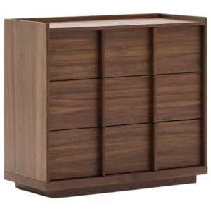 Kave Home Ořechová komoda Onix 100 x 50 cm – vystavený kus