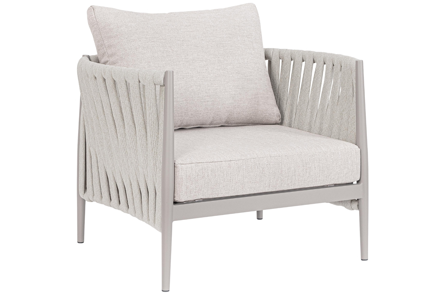 Bizzotto Světle šedé zahradní křeslo Jacinta