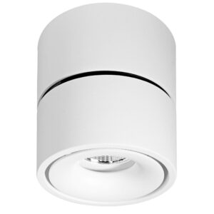 Bílé kovové bodové LED světlo Nova Luce Universal