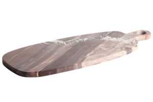 Kave Home Vínově červené mramorové servírovací prkénko Meran 47 x 20 cm