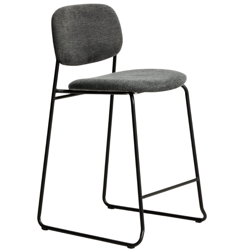 Kave Home Šedá barová židle Meli 65 cm